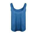 thumbnail image 5 of Baqcunre Corset Top Women's Sleeveless Sequin Vest Club Evening Women's Party Top Suspender Vest Tank Tops For Women 2023 Womens Tops Blue XXL, 5 of 5