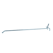 SSWBasics 10 Inch Chrome Pegboard Hooks - 20 Pack of Peg Board Hooks - Durable Pegs for Pegboard - Fits 1/4" or 1/8" Holes - Ideal for Organizing Tools and Accessories