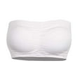 thumbnail image 1 of MesaSe Double Women Plus Size Strapless Bra Bandeau Tube Removable Padded Top Stretchy, 1 of 5