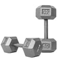 thumbnail image 1 of Par de Mancuernas Hexagonales Altera Metalicas HXS-40LB 40 LBS, 1 of 5
