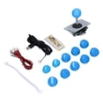 thumbnail image 1 of Arcade Game DIY Kit Parts, 8 Way Joystick Compact Design Arcade Joystick DIY Kit Easy To Install  Delay  For MAME For PC Game For Fight Stick, 1 of 8