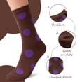 thumbnail image 5 of Tumao 6-Pair Women's Crew Socks, Womens Socks Polka-dot Above Ankle Novel, Soft Thin Lightweight Breathable Casual & Athletic, 5 of 6