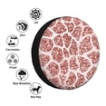thumbnail image 4 of Naloa Rose Gold Abstract Spots PVC Leather Spare Tire Wheel Cover for Car Truck SUV Camper Trailer Universal Fit many size17 inch, 4 of 6