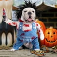 thumbnail image 2 of WILLED Pet Deadly Doll Dog Halloween Costume, Funny Dog Clothes for Small, Medium, Large, and X-Large Dogs, Cosplay Party Outfit, 2 of 8