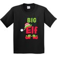 thumbnail image 3 of Inktastic Christmas Big Elf Youth T-Shirt, 3 of 5