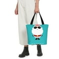 thumbnail image 5 of Pofeuu Cute Santa Claus Print Women Fashion Shoulder Handbags Top Handle Satchel Bags Tote Shoulder Shopping Bag Stylish Canvas Tote Bag, 5 of 6