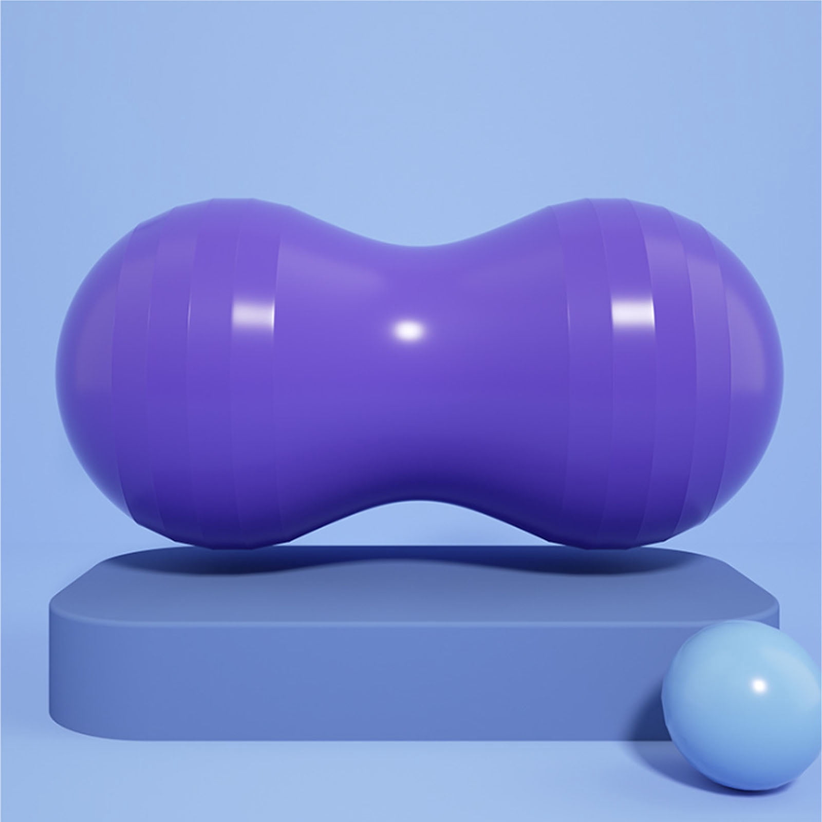 BESTSKY Peanut Ball, Thickened Anti-Burst Yoga Ball for Exercise and Workout, PVC Material for Safety, Clear Textured Grip, Ideal for Children’s Rehabilitation and Massage