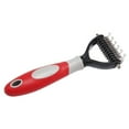 thumbnail image 1 of Waiimak Professional Pet Double-Sided Open Knot Rakes Comb Brush Dog Grooming Trimmer, 1 of 8