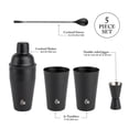 thumbnail image 4 of Thyme & Table Stainless Steel Mixology Bar Kit, Black, 5 Piece Set, 4 of 6
