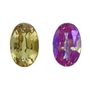 AAAA Alexandrite Oval Shape Handmade Natural Jewelry Making Accessories Kit Parts Loose Gemstone Size Varies