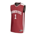 thumbnail image 2 of Unisex GameDay Greats #1 Crimson Washington State Cougars Lightweight Collegiate Basketball Fashion Jersey, 2 of 4