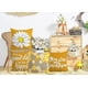 thumbnail image 2 of Pillow Covers 18x18 Set of 4, Yellow Decor Pillows Decorative Throw Pillow Covers for Couch Sofa Indoor Outdoor Pillow Covers Farmhouse Yellow Pillow, 2 of 4