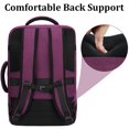thumbnail image 3 of Mochila de viaje MATEIN para mujer ampliable 40L Morada, 3 of 9