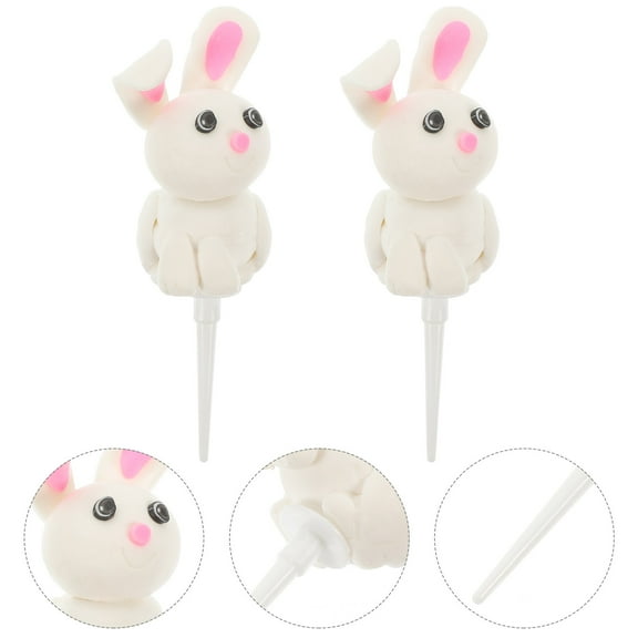 PENIKOKO Kids Cake Decoration Toppers Red 2pcs Birthday Party Supplies Fun Cake Accessories