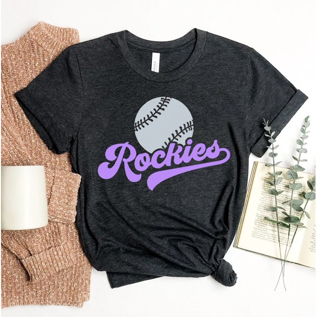 Rockies Baseball Tshirt Sports Shirt Gift Rangers Tee Game Day Top