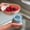 B, variant on Fruit Colander & Creative Snack Tray, Beige & Blue,Living room desktop fruit placement,Fruit tray,Borosilicate glass,B