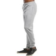 thumbnail image 3 of Men's Lightweight Fleece Joggers Pants with Pockets, Active Sweatpants, Heather Grey XL, 1 Pack, 3 of 4