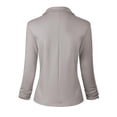 thumbnail image 4 of MixMatchy Women's Classic Casual Work Solid Color Knit Blazer, 4 of 4