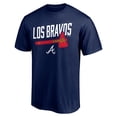 thumbnail image 2 of Men's Navy Atlanta Braves Long Ball Los Bravos T-Shirt, 2 of 3