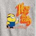 thumbnail image 3 of Despicable Me Minions - Only Here For The Eats  - Toddler & Youth Crewneck Fleece Sweatshirt, 3 of 5