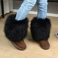 thumbnail image 2 of Faux Fur Mid-Calf Snow Boots for Women -Warm, and Stylish Winter Footwear Y8K Boots Outdoor Indoor Shoes, 2 of 5