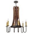 thumbnail image 3 of Meyda Tiffany 157624 Barrel Stave 6 Light 30" Wide Taper Candle Style Chandelier, 3 of 4