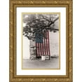 thumbnail image 1 of Sophie 6 17x24 Gold Ornate Wood Framed with Double Matting Museum Art Print Titled - Barn Flag, 1 of 4