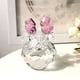 thumbnail image 4 of Ounissouiy Flor de cristal de estilo romántico de con hojas, decoración de simulación de rosas artificiales para sala de estar, regalo de Decoración del hogar Azul, 4 of 6