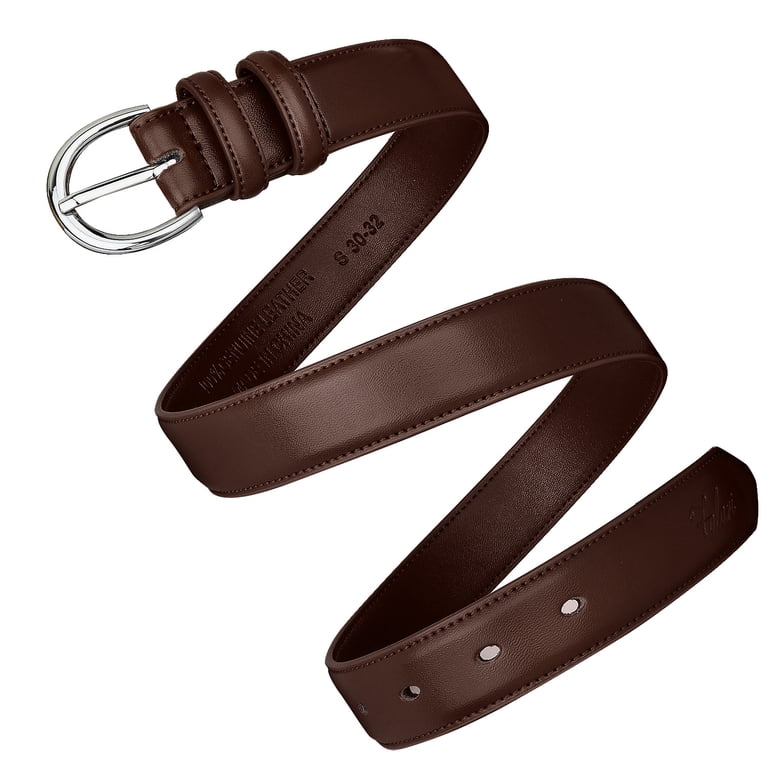 Falari Women's Genuine Leather Fashion Belt, Dark Brown photo 2
