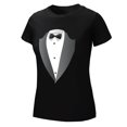 thumbnail image 6 of Tuxedo Women’s Cotton Short Sleeve T-Shirt HD Graphic Print Casual Crew Neck Tee S, 6 of 7
