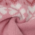 thumbnail image 6 of QTBIUQ Sweater Womens Casual Printed Pullover Long Sleeve Round NeckOuterwear Coats Sweaters Pink, 6 of 6