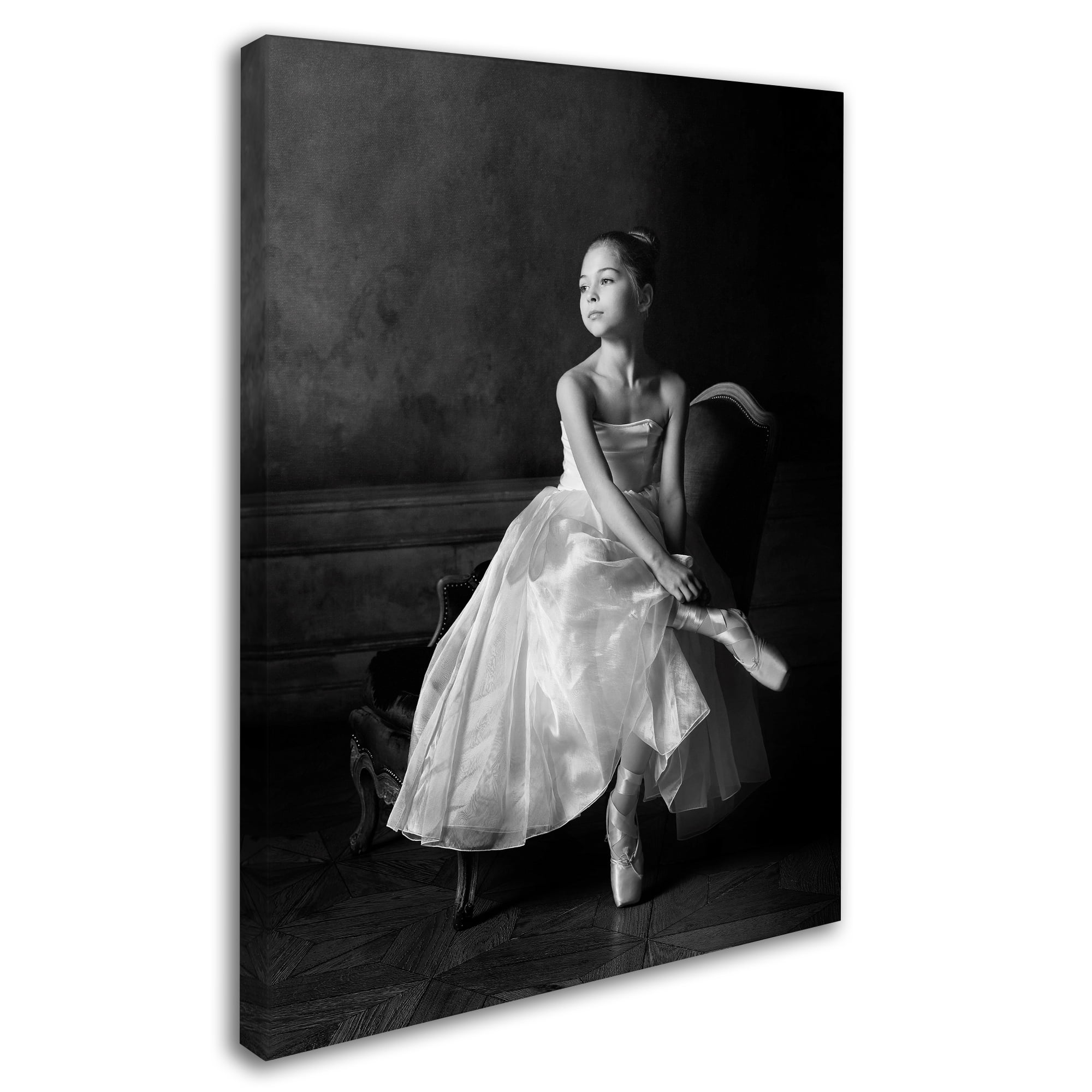 Trademark Fine Art 'Little Ballet Star' Canvas Art by Victoria Ivanova
