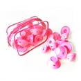 thumbnail image 1 of Tignapoo Pink Silicone Hair Roller Set for DIY Styling - 15 Large & 15 Small Heat-Free Curlers with Wig Cap, Safe for All Hair Types, Perfect for Home Use, 1 of 7