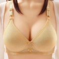 thumbnail image 2 of Bra Large Size Thin Without Ring Comfortable And Breathable Traditional Three Of Buckle Bra, 2 of 9