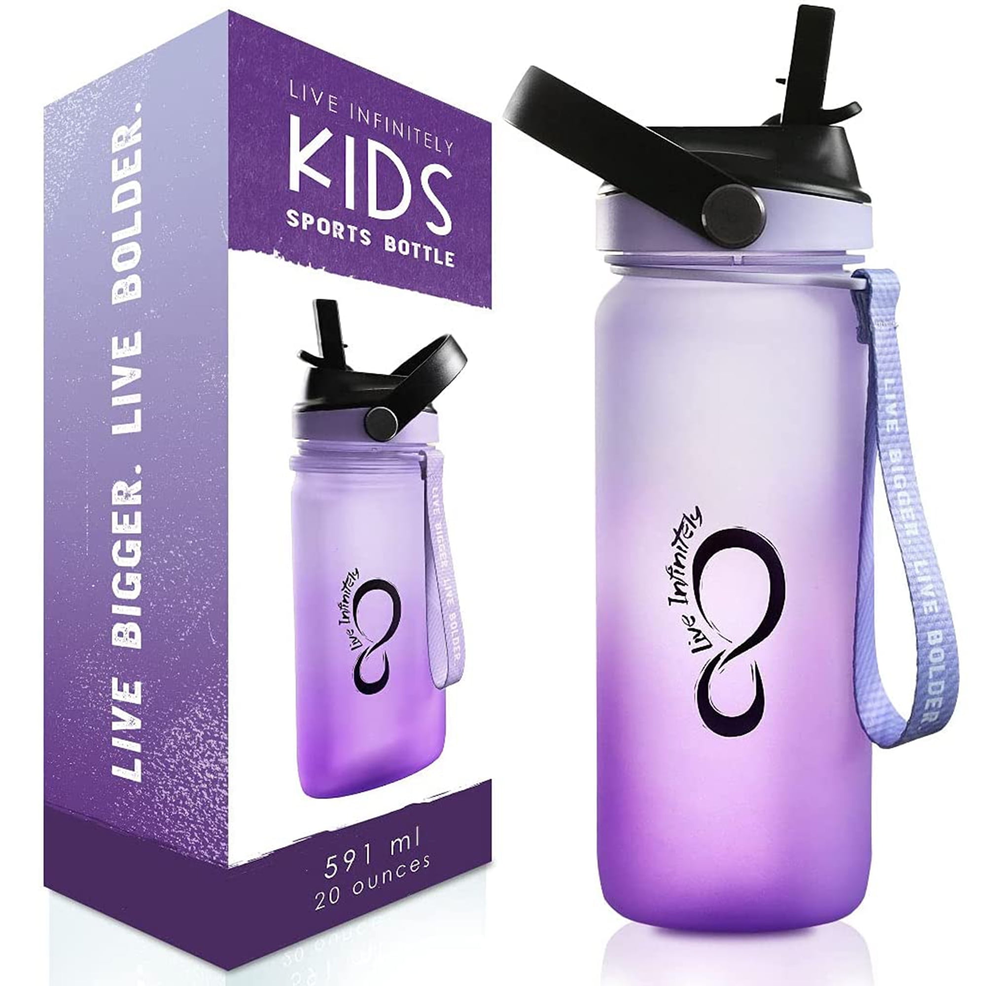 002】1400ml 46oz Animal Water Bottles Straw BPA Free with 5 freebies f –  World Wide Selected