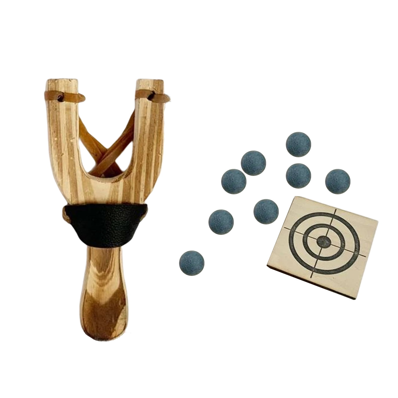 Wooden Slingsho Slingshots Slingshot With Felt Ammunition Children