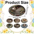 thumbnail image 3 of 3D Visual Easter Rug 40*40, Custom Easter Bunny Round Rug Personalized 3D Effect Easter Day Carpet Non Washable Bunny Area Rug for Living Room Bedroom Birthday Indoor Home Decor Spring Day, 3 of 6