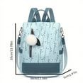 thumbnail image 2 of 1 Pce Sac à Dos Mode à Imprimé Floral, Sac à Dos Simple et Décontracté pour Voyage, Sac à Dos Polyvalent pour Femmes, Sac pour Étudiantes et Navetteuses pour Usage Quotidien, 2 of 5