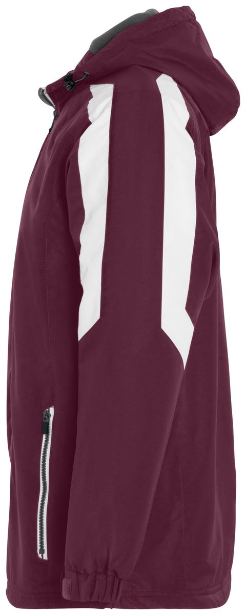 Holloway Sportswear L Charger Jacket Maroon/White 229059 - image 3 of 4