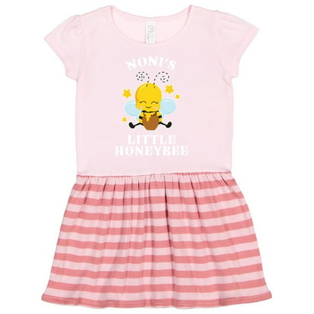 

Inktastic Cute Bee Noni s Little Honeybee with Stars Gift Toddler Girl Dress