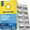 Renew Life Adult Probiotic - Ultimate Flora Extra Care Go-Pack Probiotic Supplement for Men & Women - Shelf Stable, Gluten, Dairy & Soy Free - 30 Billion CFU - 30 Vegetarian Capsules