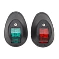 thumbnail image 1 of <p>Navigation  Lamp, LED Navigation Light Energy Saving Alarm Indicating Function 1 Pair DC12V 2W Professional  For Boat</p>, 1 of 7