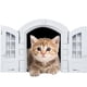 thumbnail image 4 of Puerta francesa para gatos: elegante puerta interior para gatos sin solapa para gatos de tamaño promedio de hasta 20 libras, fácil configuración de bricolaje, instalación segura en minutos,, 4 of 4