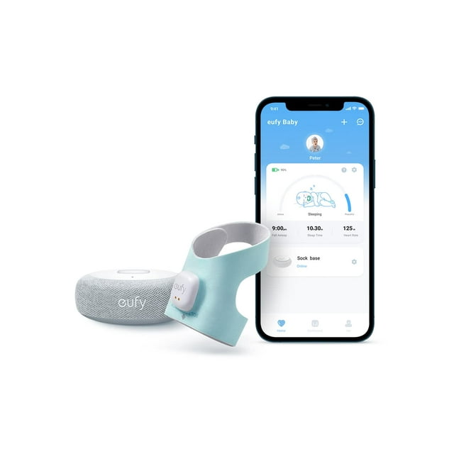 Monitor para bebés Eufy Security Baby Smart Sock con Wi-Fi de 2,4 GHz