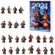 thumbnail image 3 of Lindo Calendario Cuenta Regresiva Navideña 2024 Regalo Salchicha para Y Adultos, 3 of 9