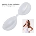 thumbnail image 5 of YAHHU 1 Pair Adhesive Bra Strapless Water Proof Transparent Reusable Sticky Silicone Bra for Women Dresses, Cup Size B (11.81 inches / 30.00 cm), 5 of 9