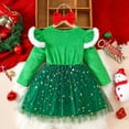 thumbnail image 5 of Zshosam Girls Dresses Long Sleeve Toddle Girls'Long Sleeve Dressy Dresses Fall Size 4T 5T,(Green 4-5 Years), 5 of 5