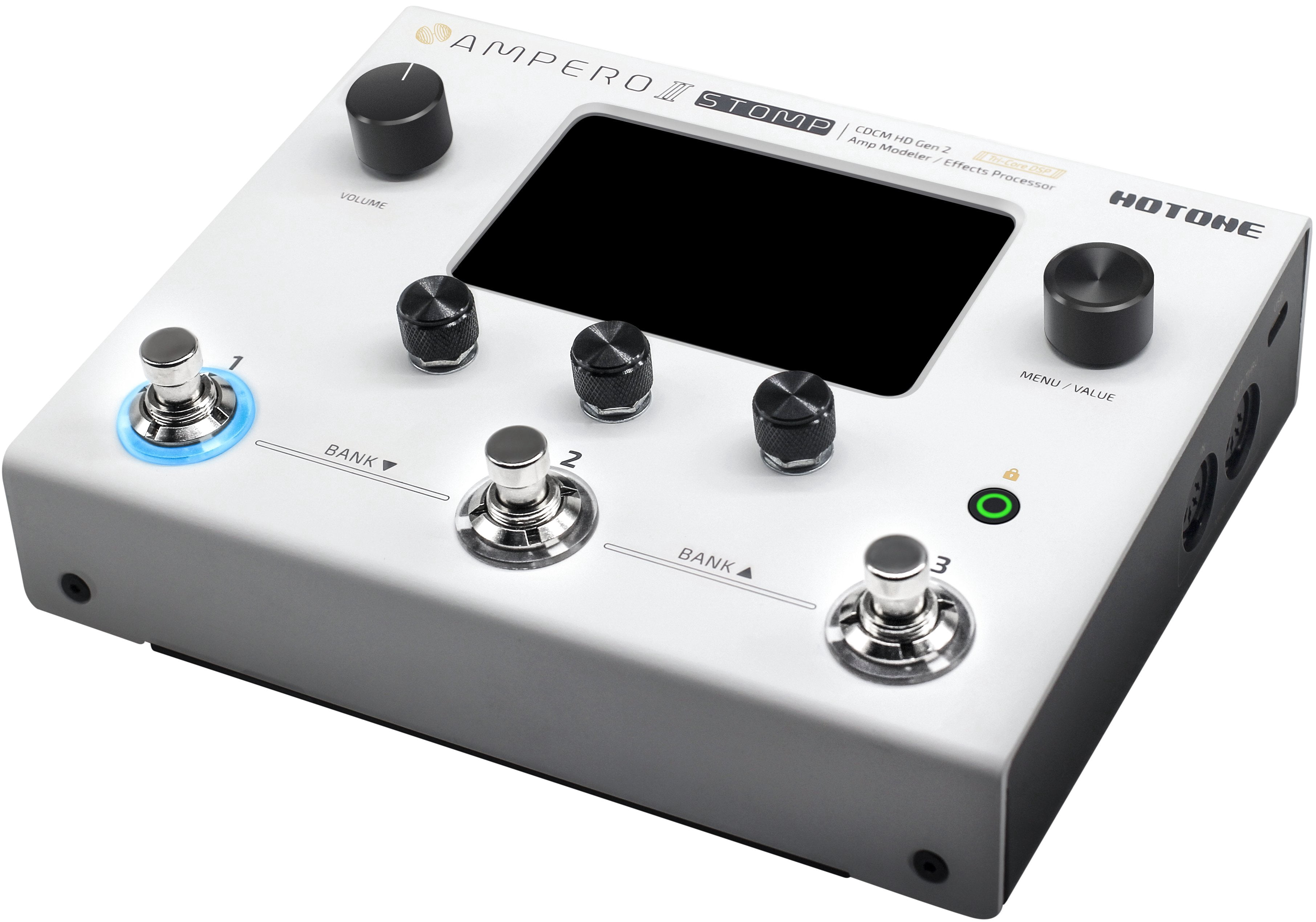 HOTONE AMPERO Ⅱ STOMP Hotone Ampero II Stomp CDCM HD Gen 2 Amp Modeler/Effects Processor