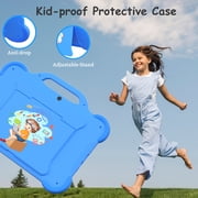 Peicheng AT11K (2025) 10 in 1280x800 HD Tablet for Kids, Front-Facing Camera, 32GB, Android 14.0, Wi-Fi Bundle