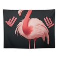 thumbnail image 5 of Orinice Funny Awkward Flamingo Fashion Tapestry Graphic Print Wall Hanging for Bedroom Art Home Decor Gifts  40x60inch, 5 of 6